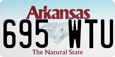 AR license plate 695WTU