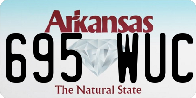 AR license plate 695WUC