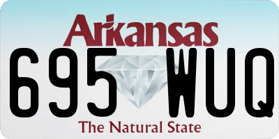AR license plate 695WUQ