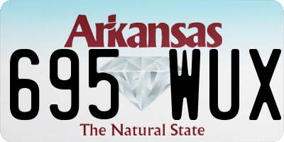 AR license plate 695WUX