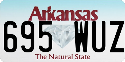 AR license plate 695WUZ