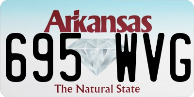 AR license plate 695WVG