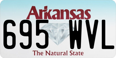 AR license plate 695WVL