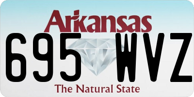 AR license plate 695WVZ