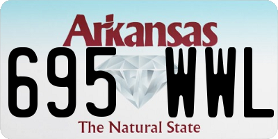 AR license plate 695WWL