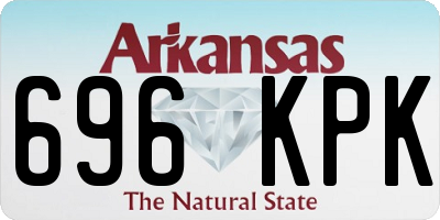 AR license plate 696KPK