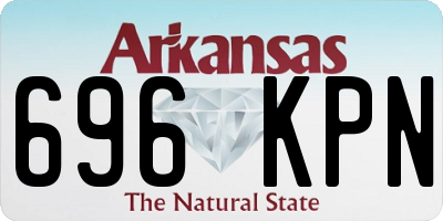 AR license plate 696KPN