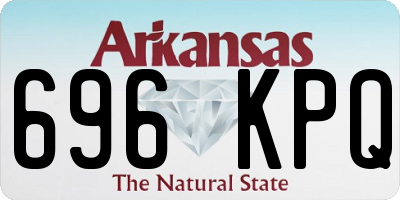 AR license plate 696KPQ