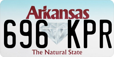 AR license plate 696KPR