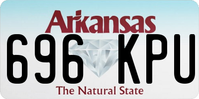 AR license plate 696KPU