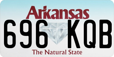 AR license plate 696KQB