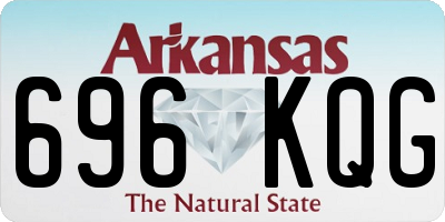 AR license plate 696KQG