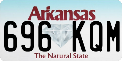 AR license plate 696KQM
