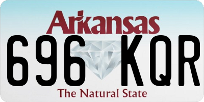 AR license plate 696KQR