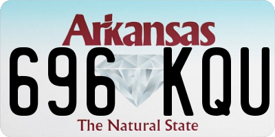 AR license plate 696KQU