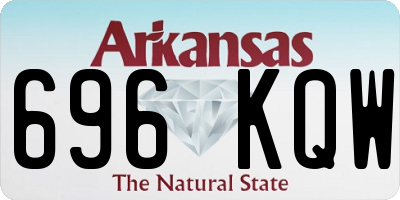 AR license plate 696KQW