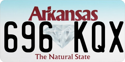 AR license plate 696KQX