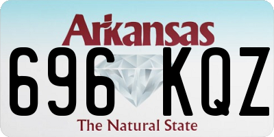 AR license plate 696KQZ