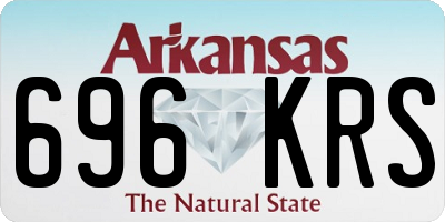 AR license plate 696KRS