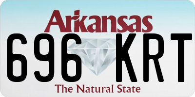 AR license plate 696KRT