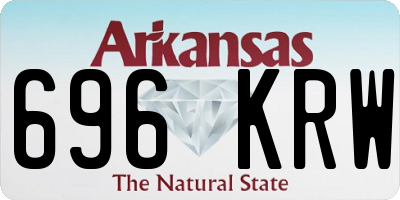 AR license plate 696KRW