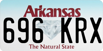 AR license plate 696KRX