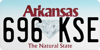 AR license plate 696KSE
