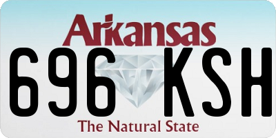 AR license plate 696KSH