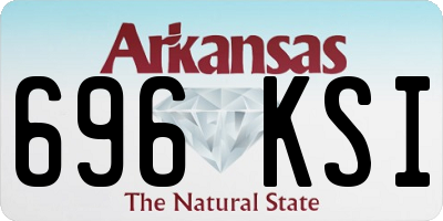AR license plate 696KSI