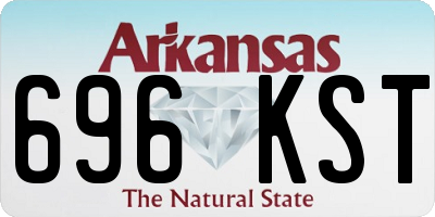 AR license plate 696KST