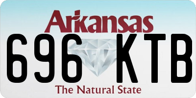 AR license plate 696KTB