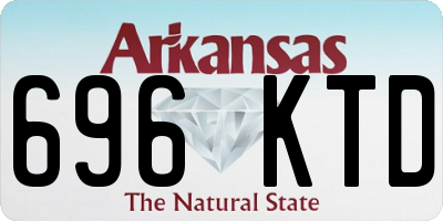 AR license plate 696KTD