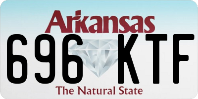 AR license plate 696KTF