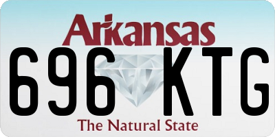 AR license plate 696KTG