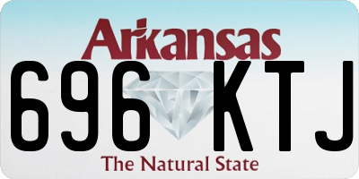 AR license plate 696KTJ