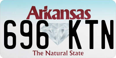 AR license plate 696KTN