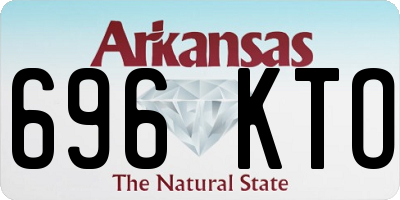 AR license plate 696KTO