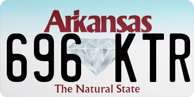 AR license plate 696KTR