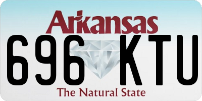 AR license plate 696KTU