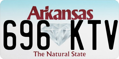 AR license plate 696KTV