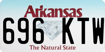AR license plate 696KTW