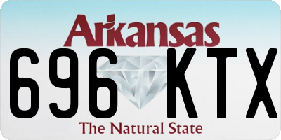 AR license plate 696KTX