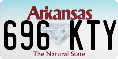 AR license plate 696KTY