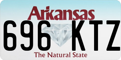 AR license plate 696KTZ