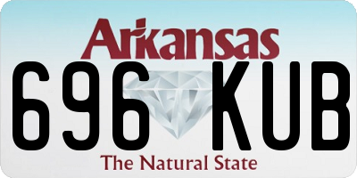 AR license plate 696KUB