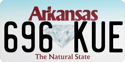 AR license plate 696KUE