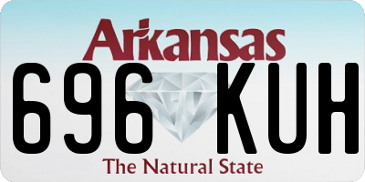 AR license plate 696KUH