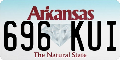 AR license plate 696KUI