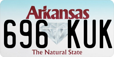 AR license plate 696KUK