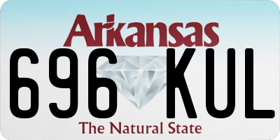 AR license plate 696KUL